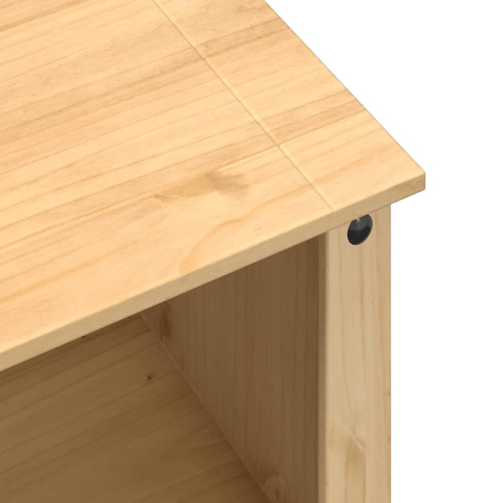 vidaXL Corona Weinschrank Massivholz Kiefer 107,5x51x105,5 cm rustikal