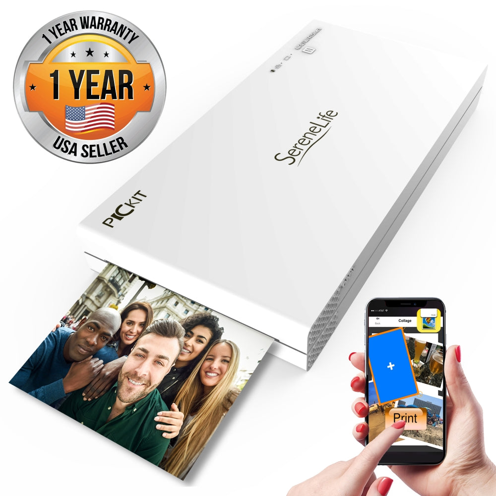 Serenelife Fotodrucker Pickit20 mobil für iPhone Android