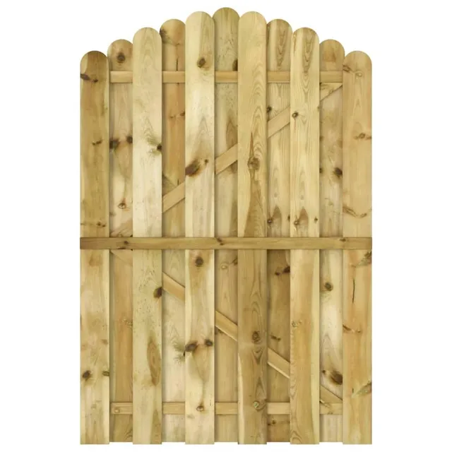 vidaXL Gartentor 100x150 cm Holztor Kiefer Imprägniert