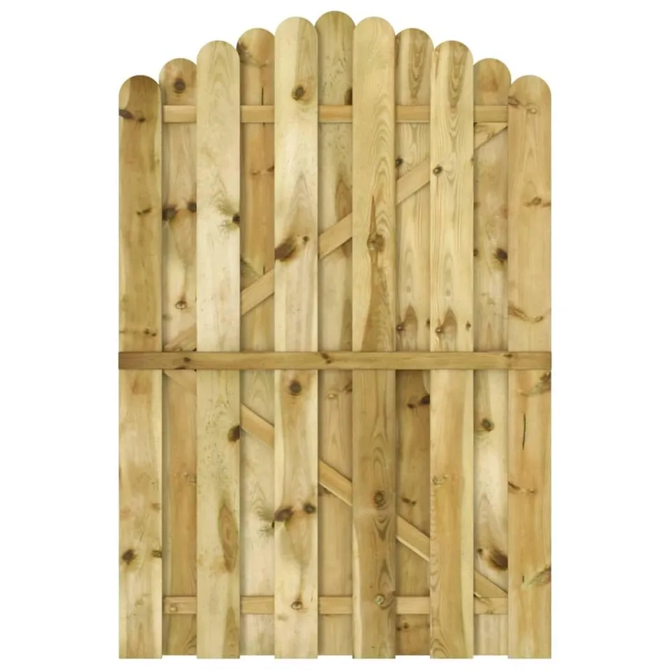 vidaXL Gartentor 100x150 cm Holztor Kiefer Imprägniert