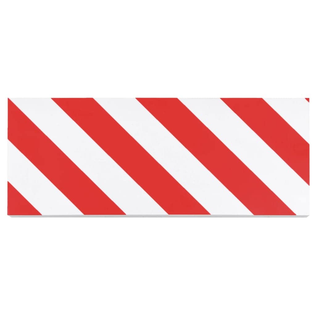 vidaXL Heim & Garten Wandschutz 50x20x2 cm Rot-Weiß 6er