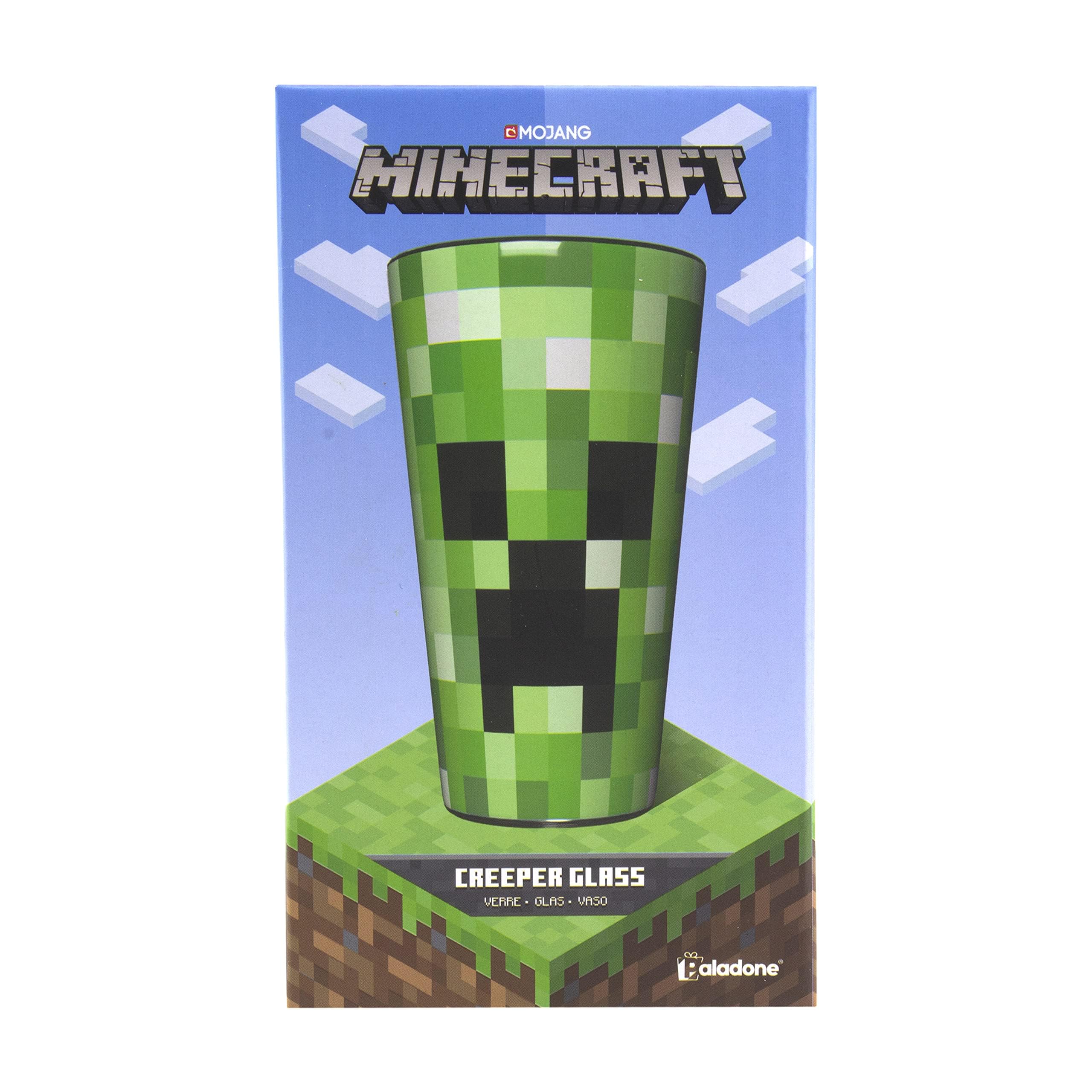 Paladone Minecraft Creeper Glasbecher 400 ml grün