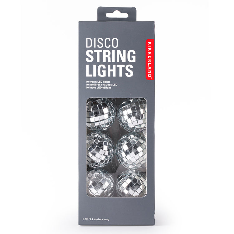 Kikkerland Home Disco String Lights Lichterkette 10 LED