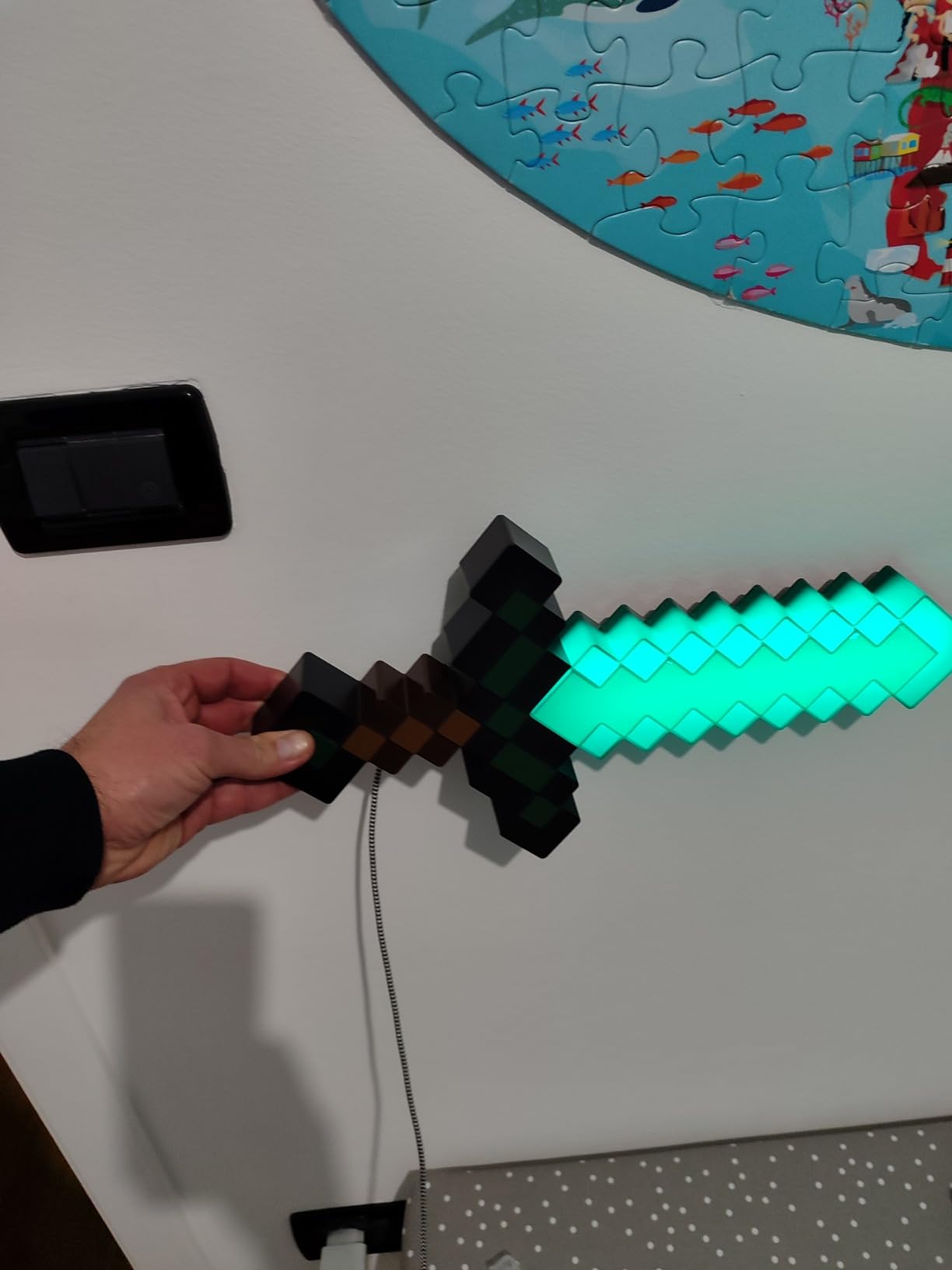 Paladone Minecraft Diamantschwert Licht 40 cm USB-C