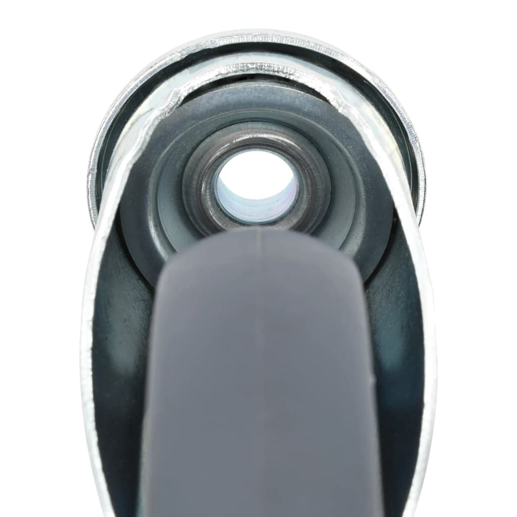 vidaXL 8x Lenkrolle Bolzenloch 125mm 320kg Gummi