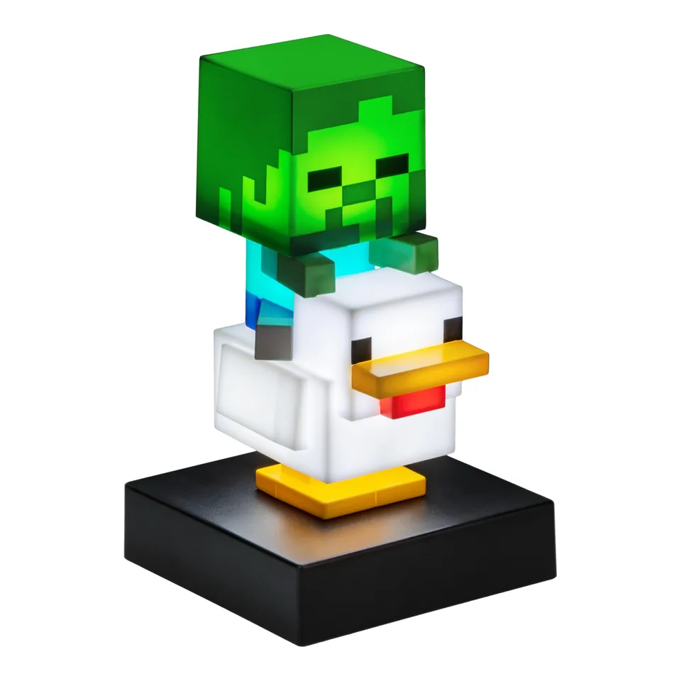 Paladone Minecraft Chicken Jockey Icon Light 12 cm Figur