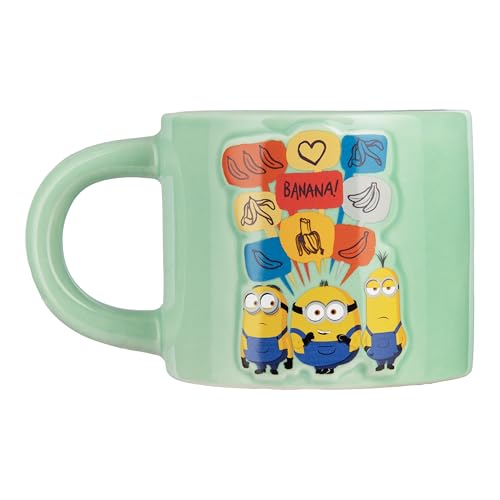 Paladone Minions Relief-Tasse Keramik 400ml Pastellgrün