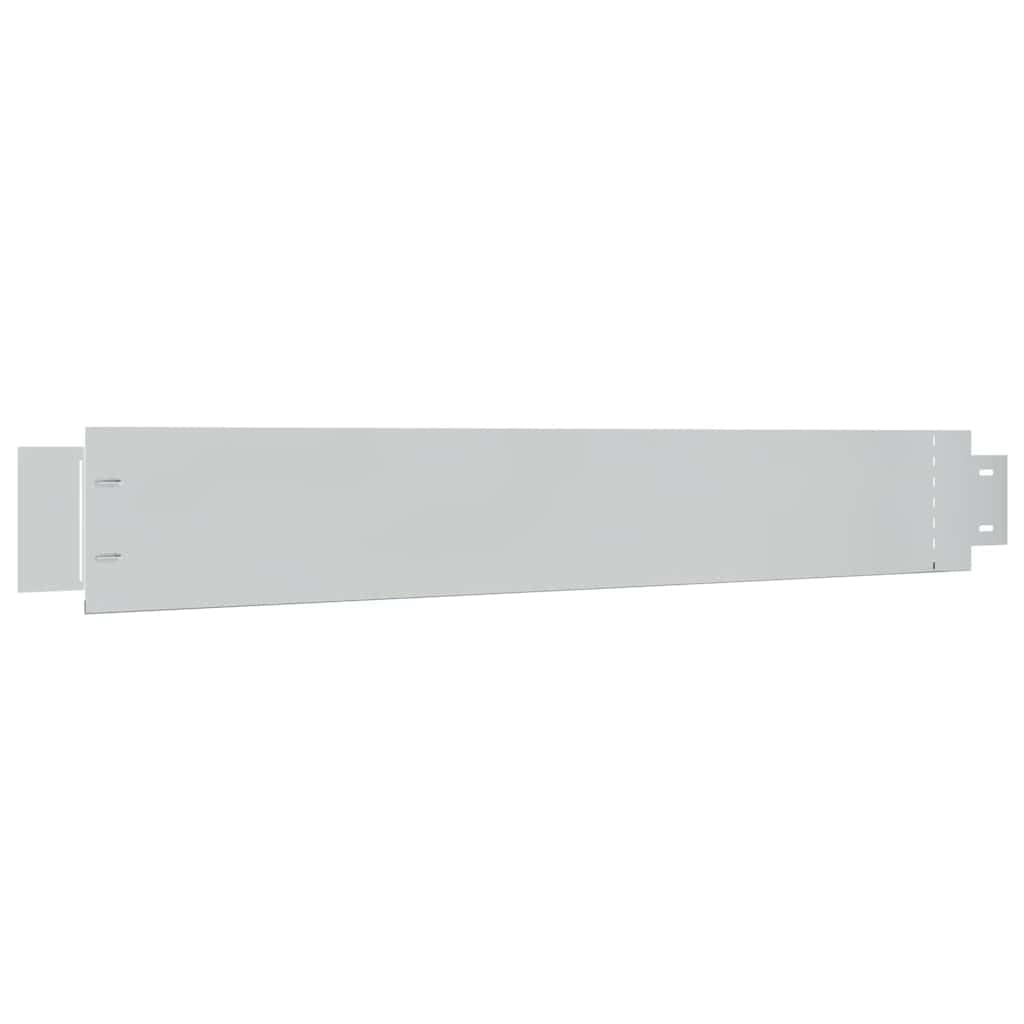 vidaXL Heim & Garten Rasenkante 100x14 cm 5er Set verzinkt