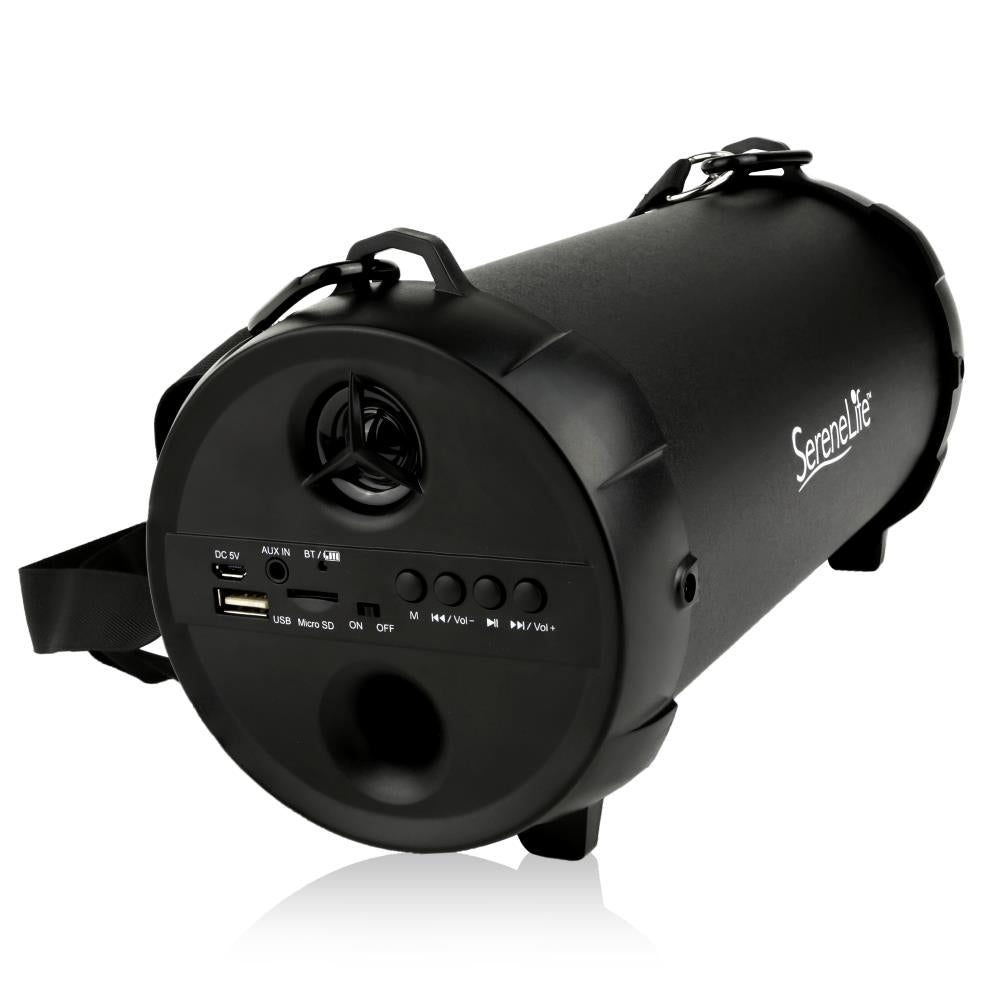 Serenelife Boombox Radio Bluetooth Akku USB FM kompakt