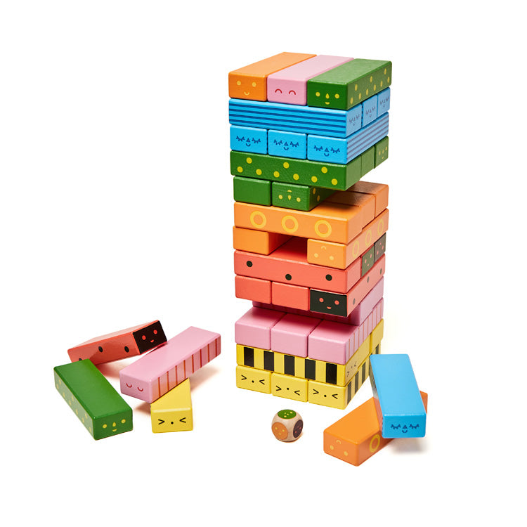 Kikkerland Kidoki Stack-A-Bug Holzspiel Stapelspiel