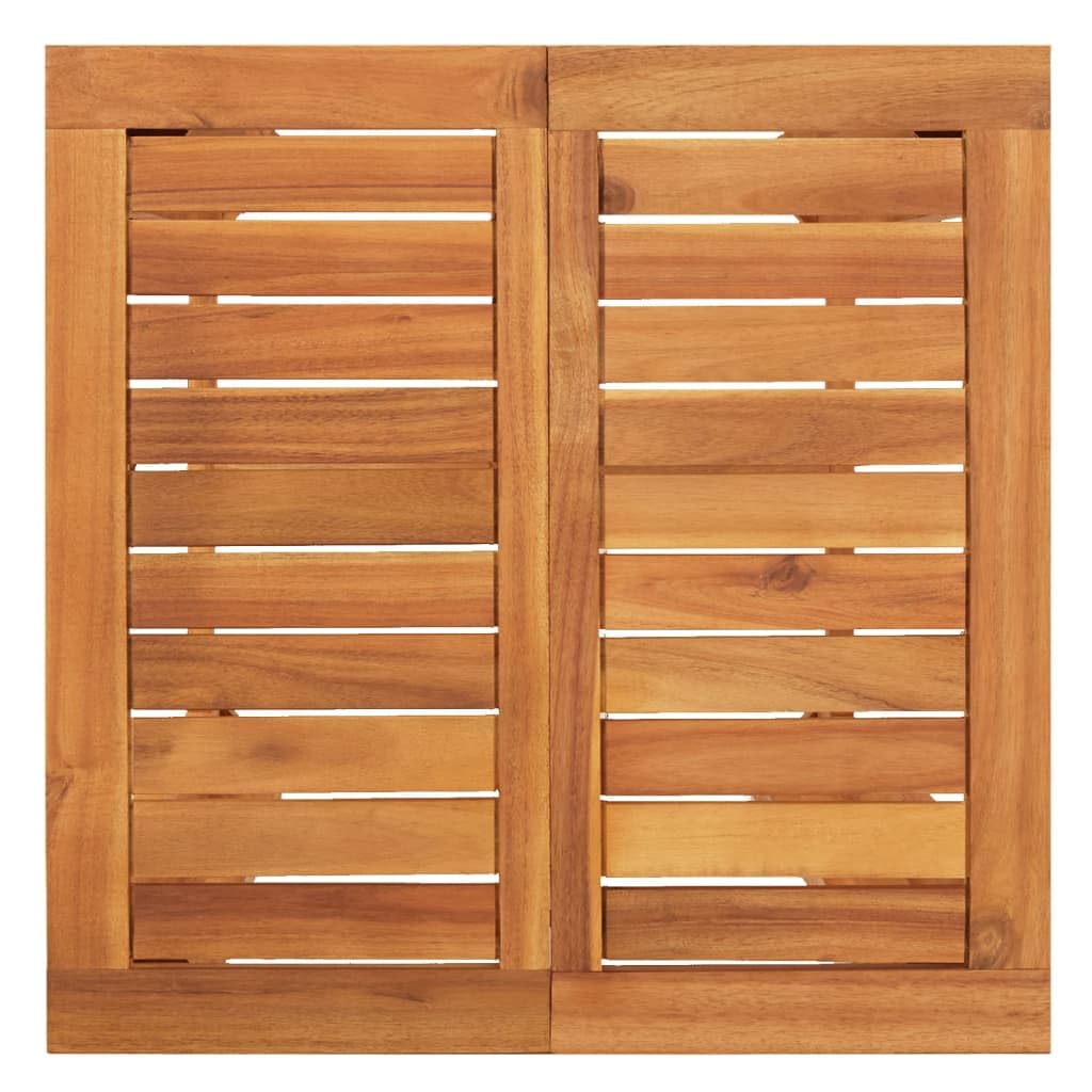 vidaXL Heim & Garten Gartenbar-Set Braun 2-tlg Akazie