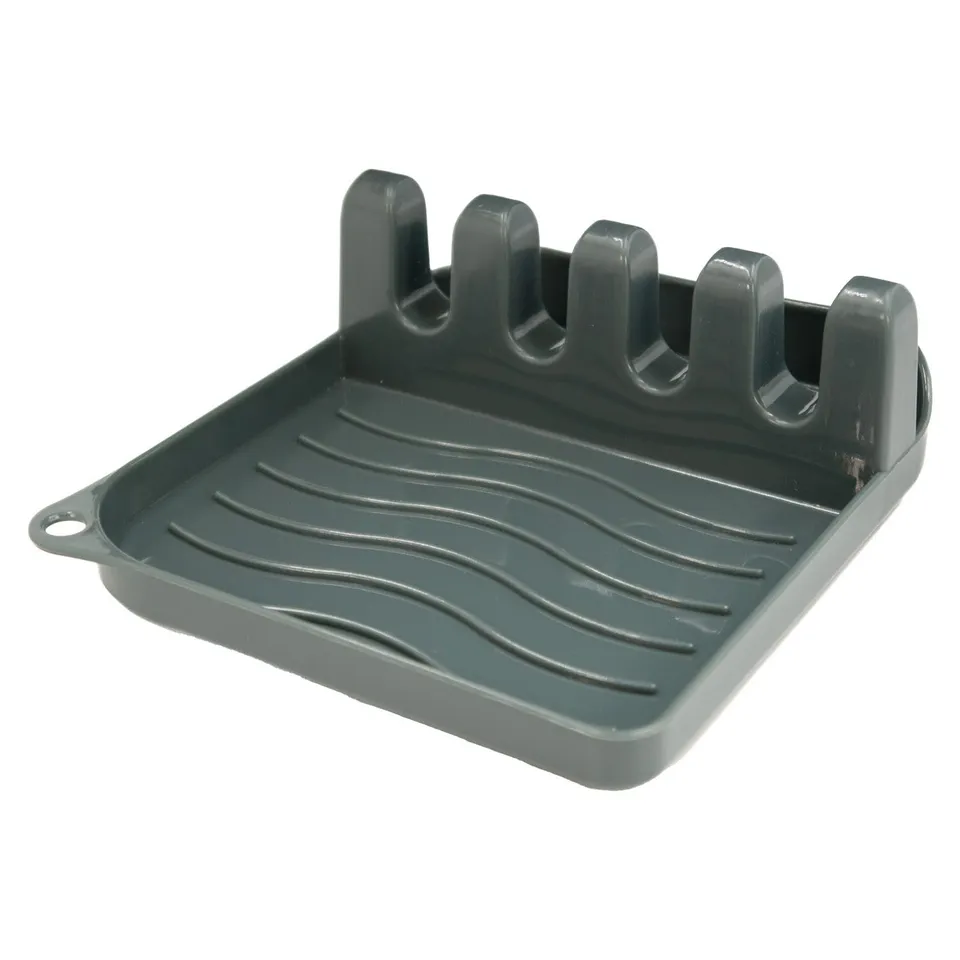 Intirilife Kochlöffelablage dunkelgrau 14cm für Deckel