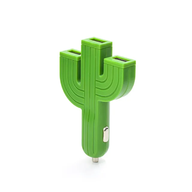 Kikkerland Cactus Car Charger Autoladegerät 3,1A USB