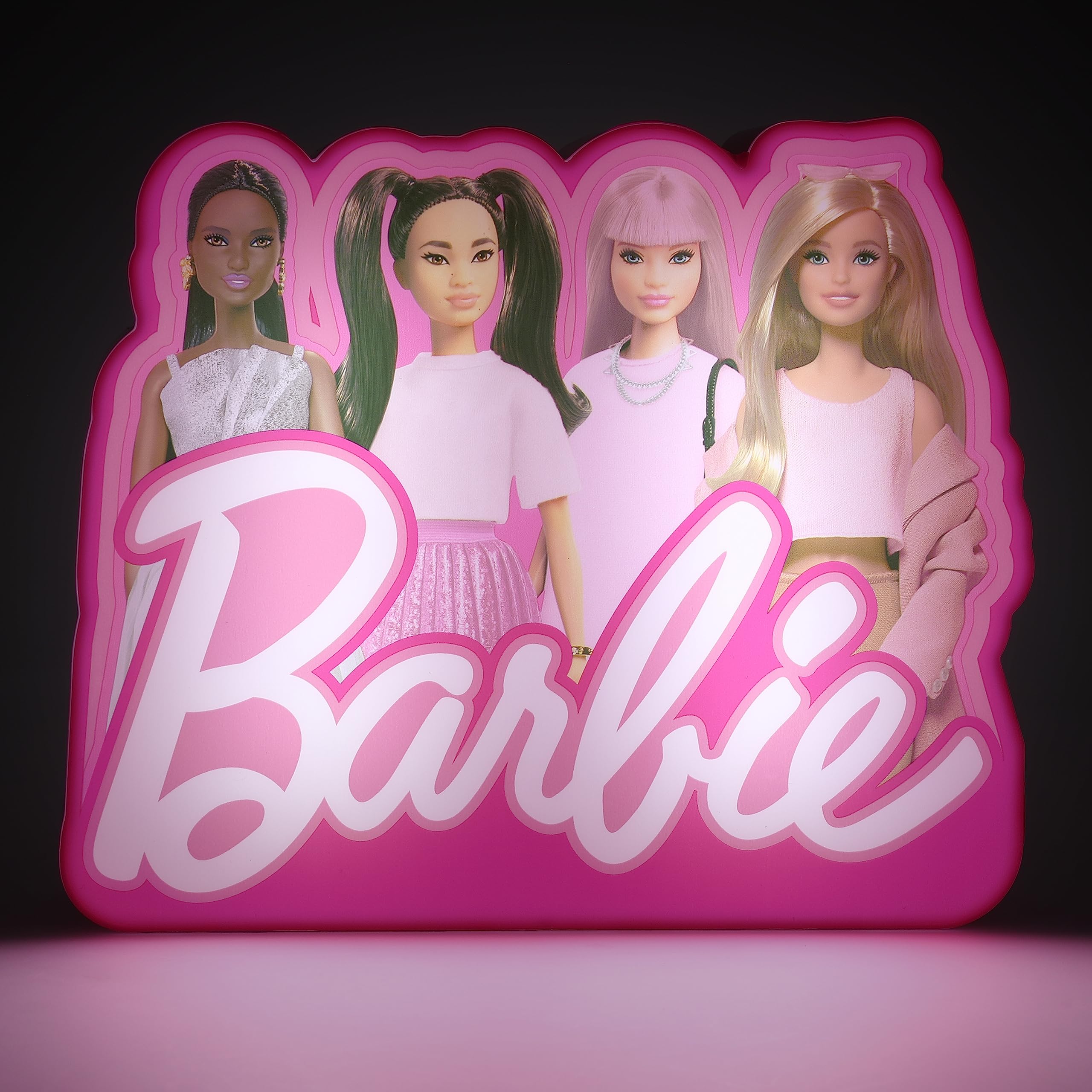 Paladone Lighting Barbie Box Licht 16 cm batteriebetrieben rosa