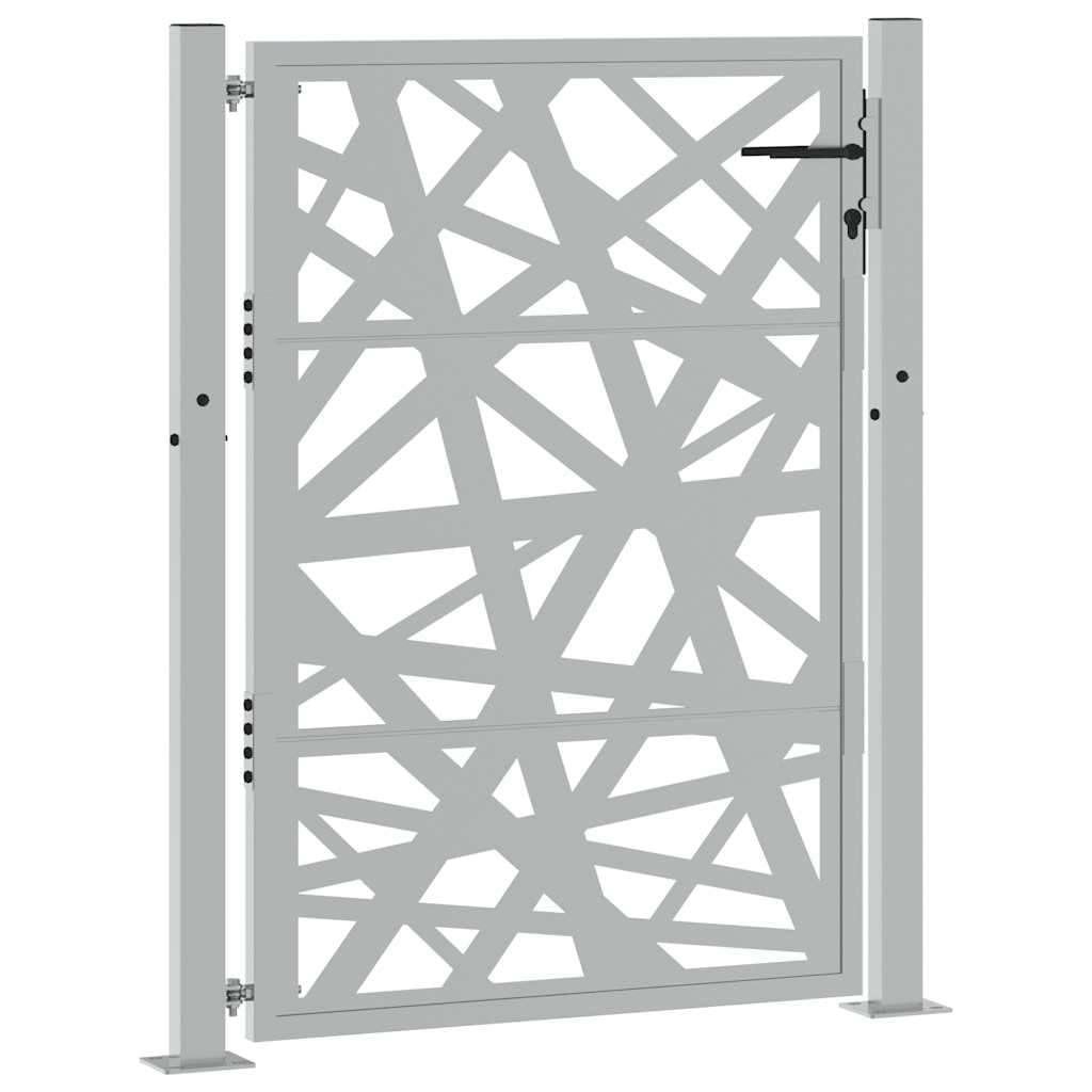 vidaXL Heim & Garten Gartentor 100x125 cm Braun Cortenstahl