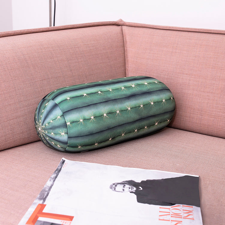 Kikkerland Home Cactus Kissen Nackenkissen Mikroperlen Grün