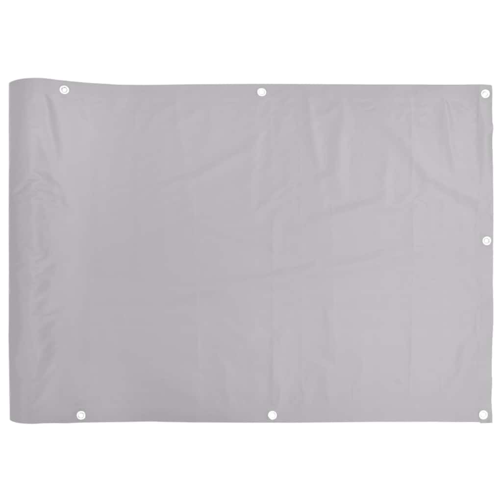 vidaXL Heim & Garten Sichtschutz Grau 1000x75 cm wetterfest
