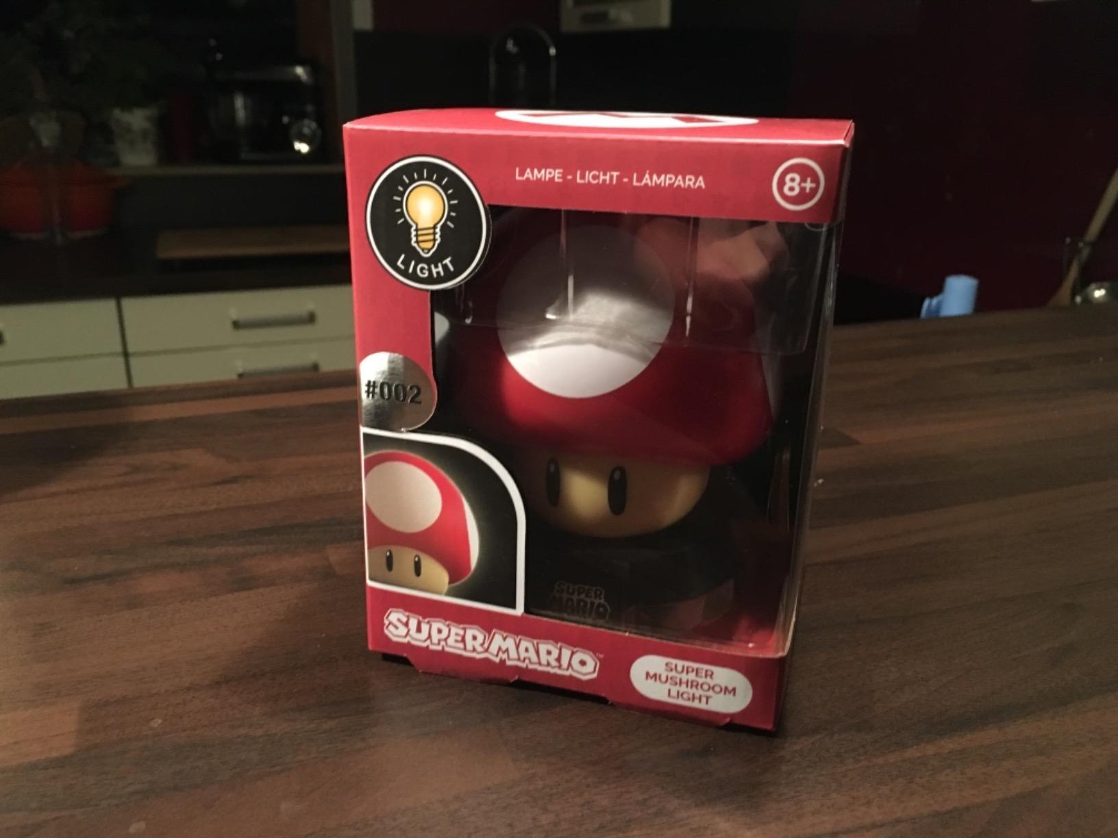 Paladone Lighting Super Mario Mushroom Icon Light Pilz Lampe 10 cm