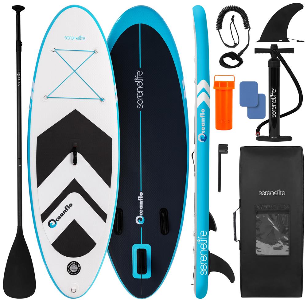 Serenelife SUP Board Kinder aufblasbar 93 Zoll mit Paddel Set