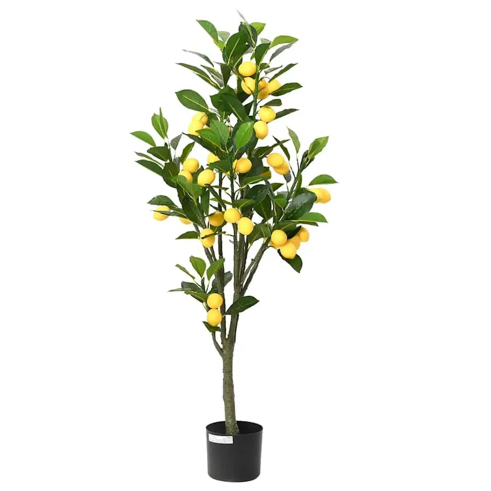 vidaXL Heim & Garten Zitronenbaum Künstlich 120cm Grün