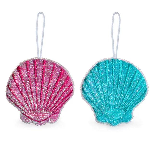 Kikkerland Home Seashell Scrub Sponges Muschel 2er Set