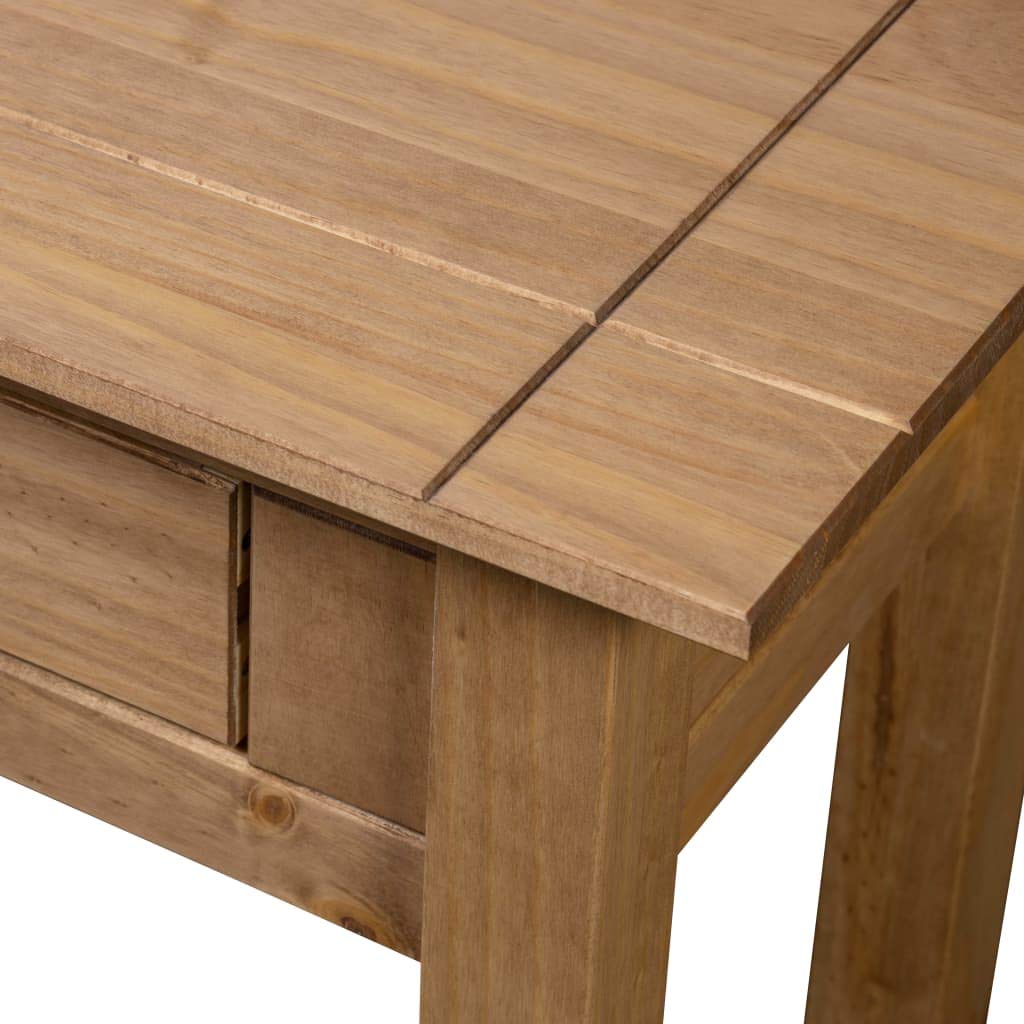 vidaXL Möbel Konsolentisch Panama 110x40x72 Braun Massivholz