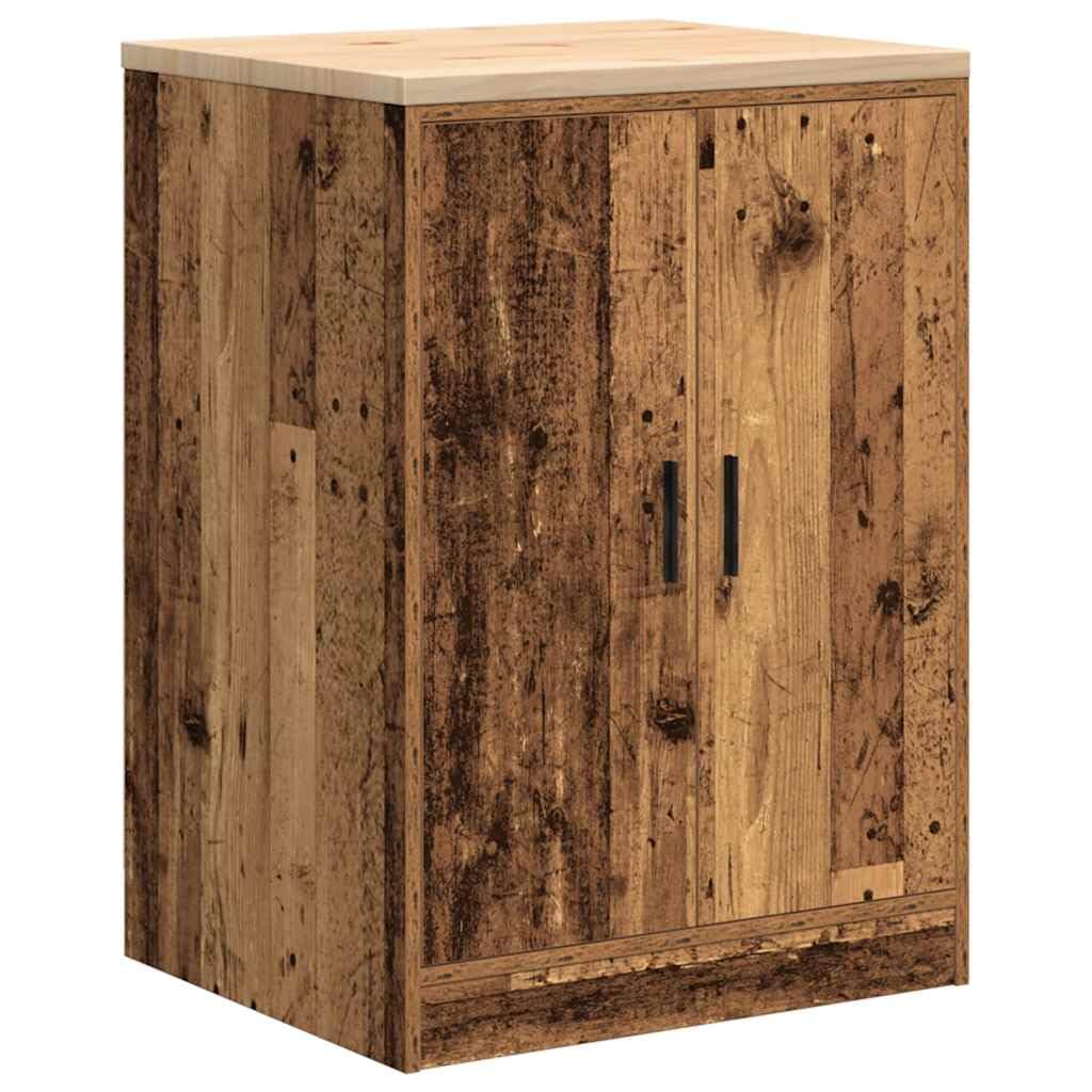 vidaXL Wirtschaft Garagen-Aufbewahrungsschrank 60x51x85 Kiefer