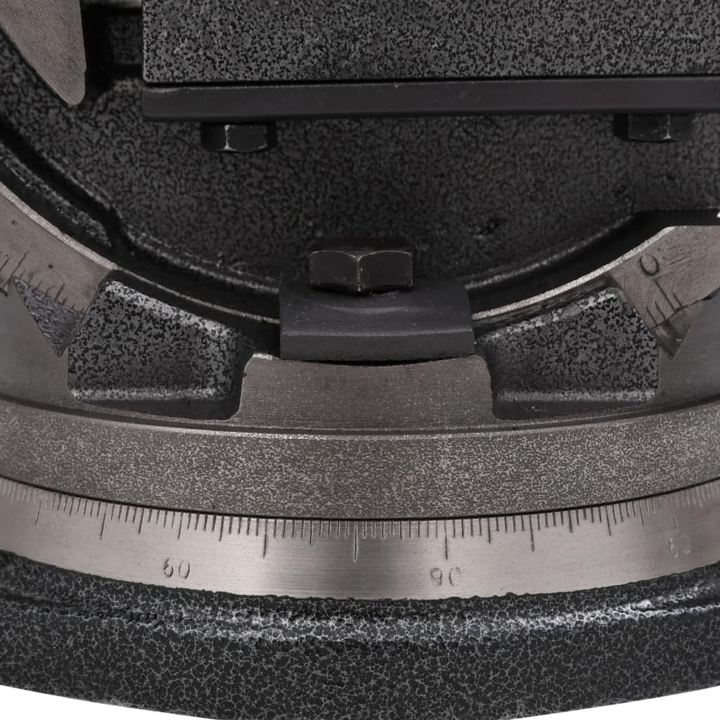 vidaXL Schraubstock 100 mm Gusseisen drehbar kippbar