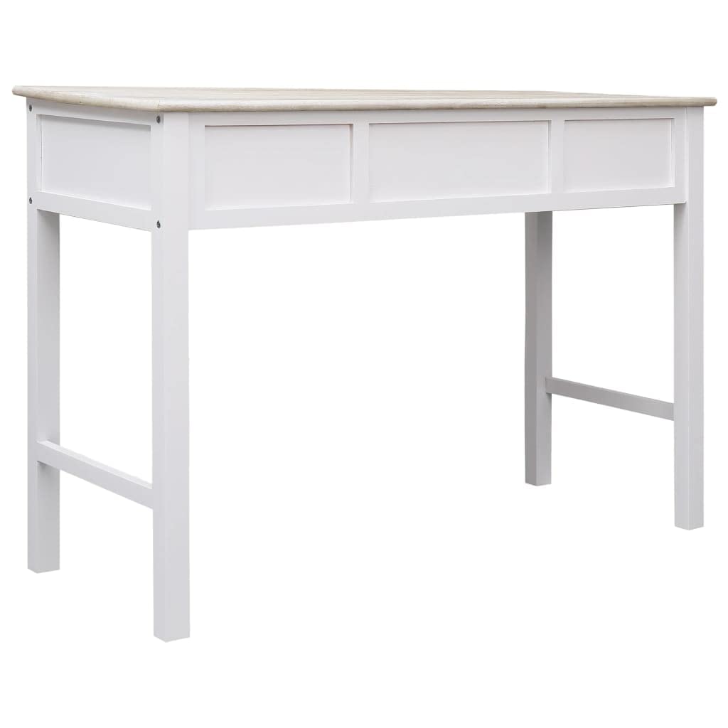 vidaXL Möbel Konsolentisch 2 Schubladen 110 cm Schwarz