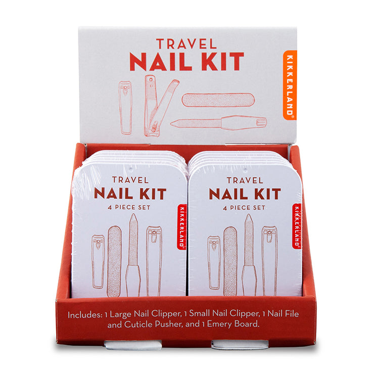 Kikkerland On-The-Go Travel Nail Kit Nagelset Dose