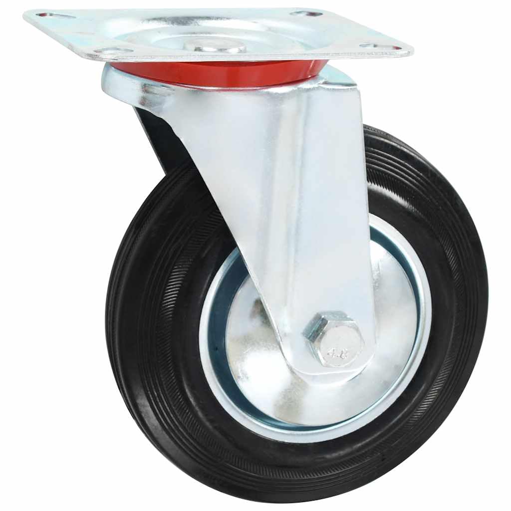 vidaXL Lenkrollen 160 mm Möbelrollen 4 Stück Gummi leise