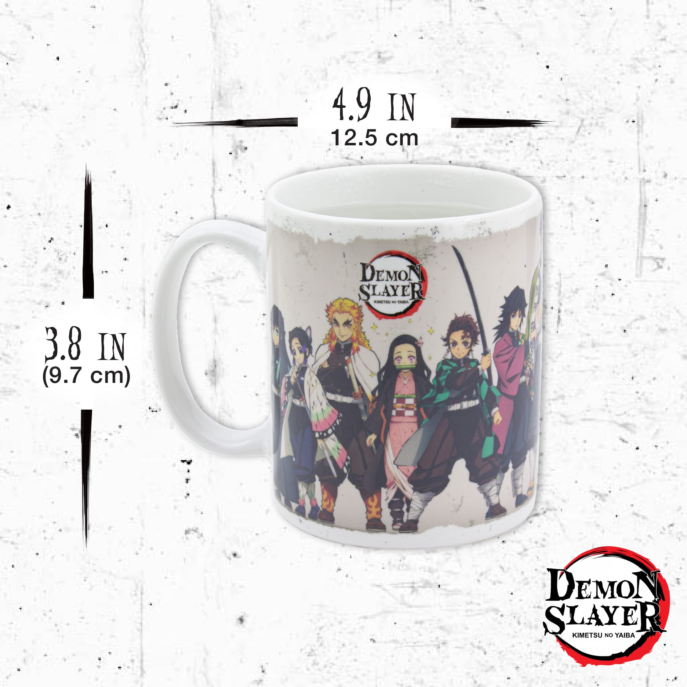 Paladone Demon Slayer Farbwechsel-Tasse 300 ml Schwarz M