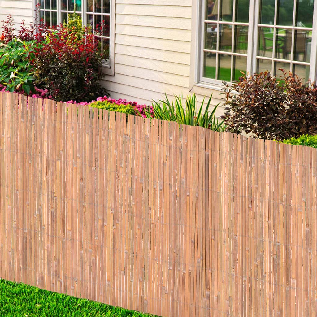 vidaXL Heim & Garten Bambuszaun 100x400 cm Sichtschutz