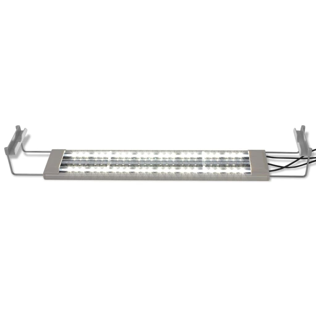 vidaXL Aquarium LED Aufsetzleuchte 50-60 cm blau-weiß