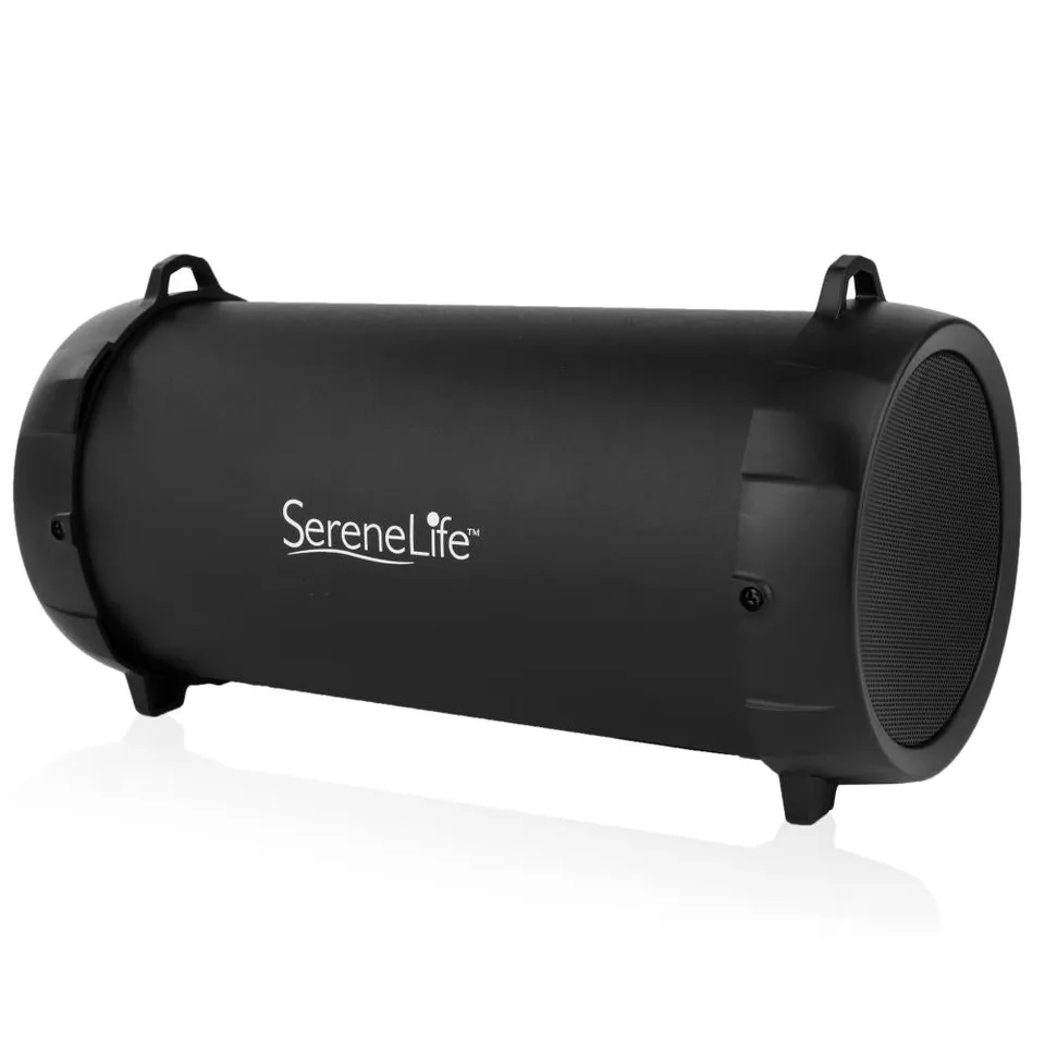 Serenelife Boombox Radio Bluetooth Akku USB FM kompakt