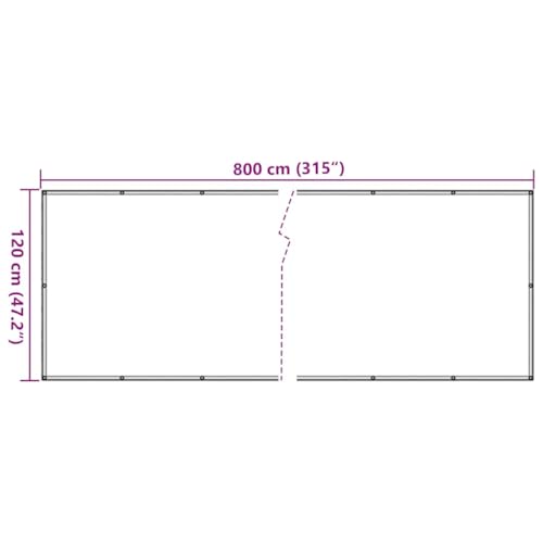 vidaXL Heim & Garten Sichtschutzmatte Grün Steinoptik PVC