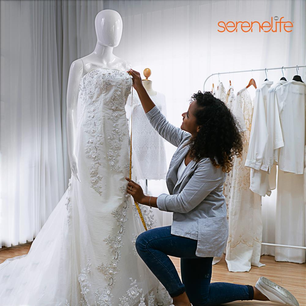 Serenelife Clothing Schaufensterpuppe Torso Weiß Verstellbar