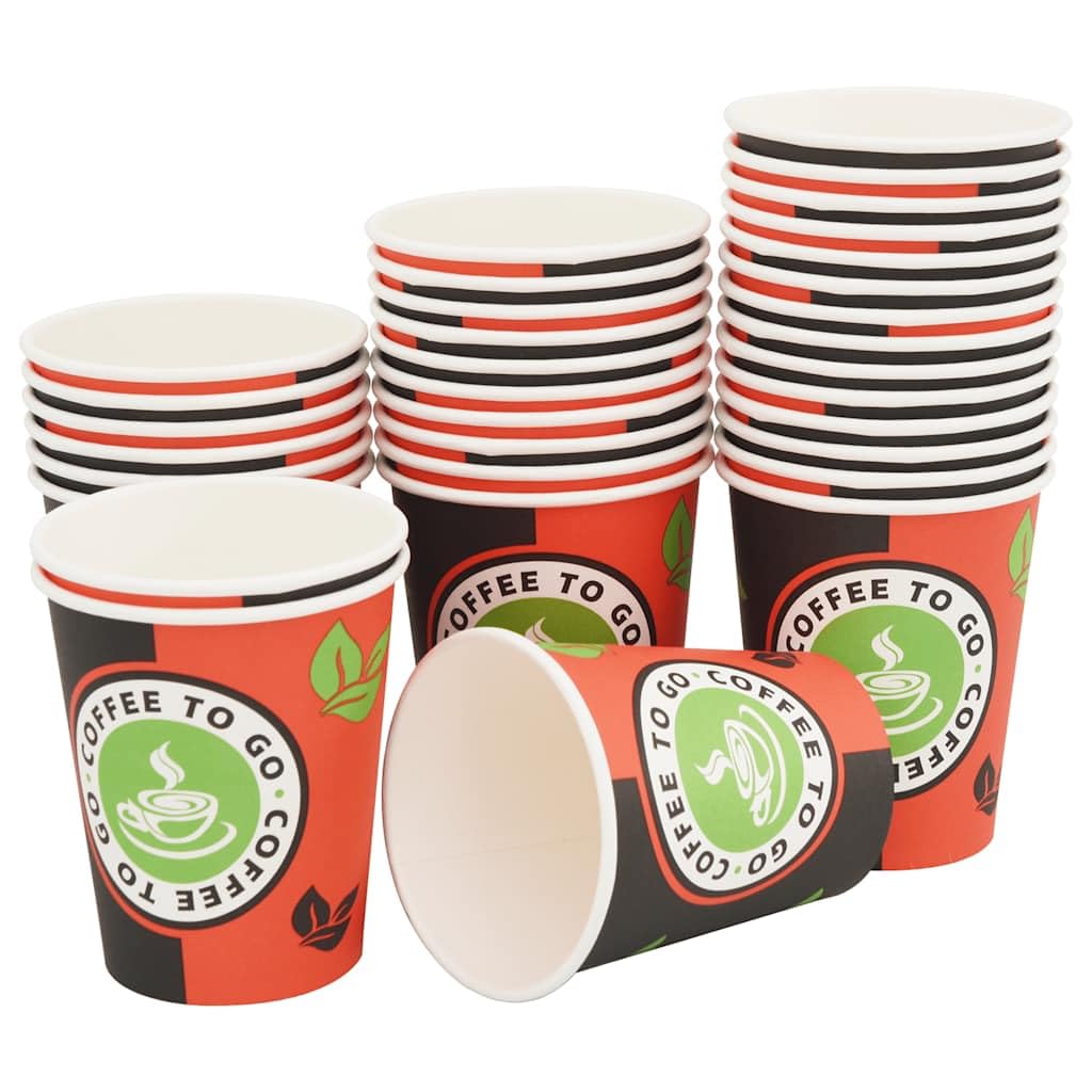 vidaXL Heim 1000 Einweg-Kaffeebecher Pappe 240ml To-Go