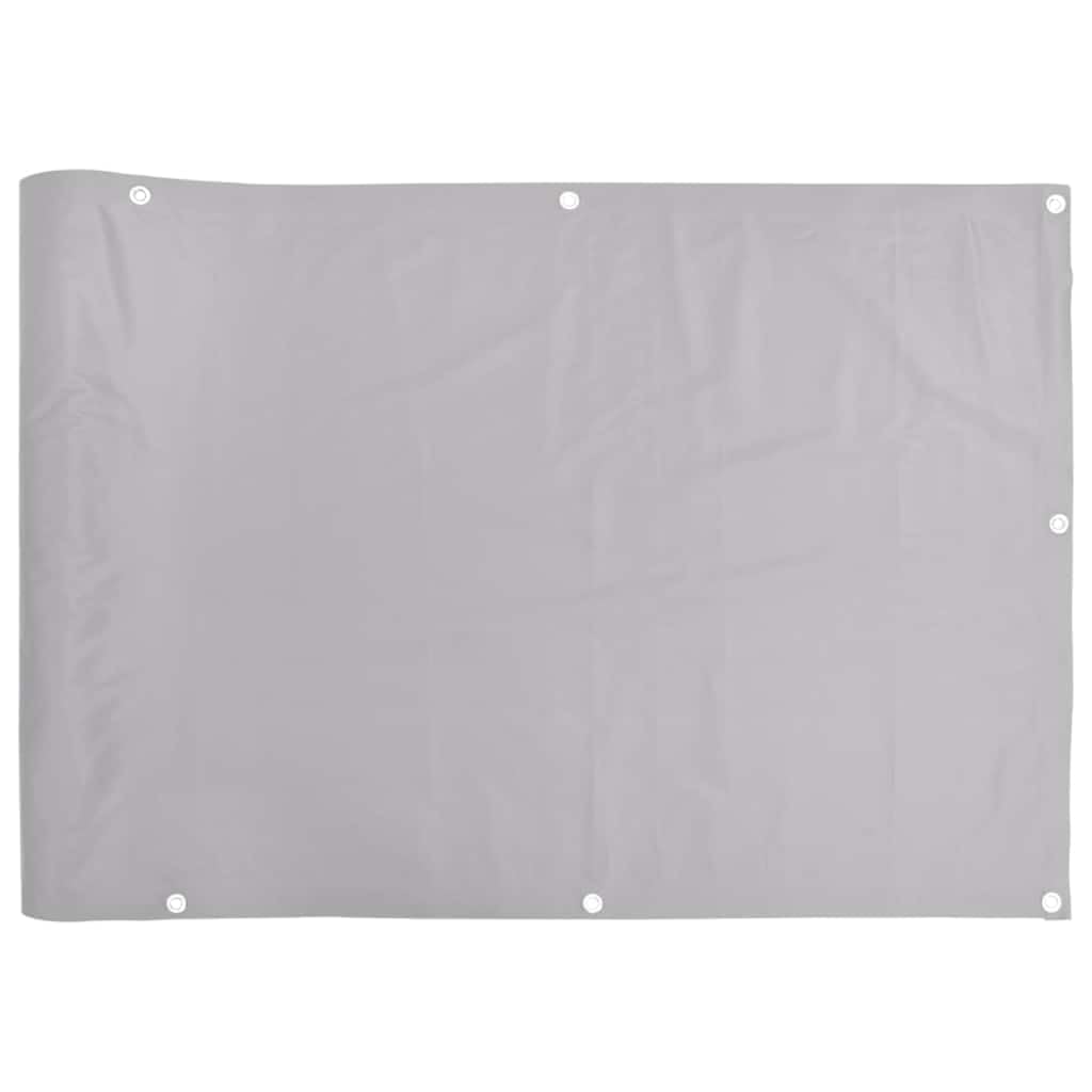 vidaXL Heim & Garten Sichtschutz Grau 700x90 cm wetterfest