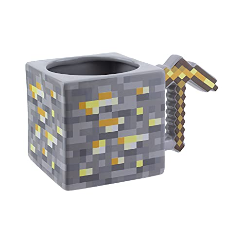 Paladone Gold Pickaxe Tasse 550ml Block-Form