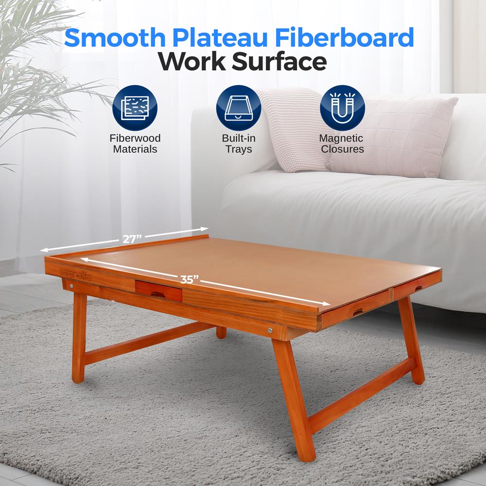 Serenelife Game Tables Puzzletisch Holz 6 Schubladen