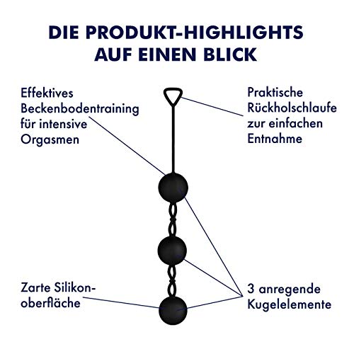EIS Liebeskugeln Silikon 3,5 cm Beckenbodentrainer Rosa
