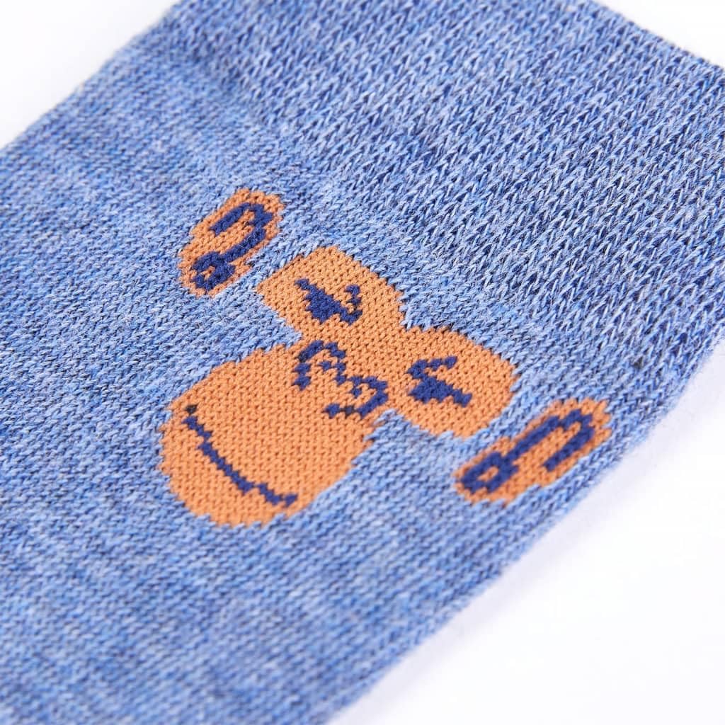 vidaXL Baby & Kleinkind Kindersocken Affe 23-26 5 Paar Baumwolle