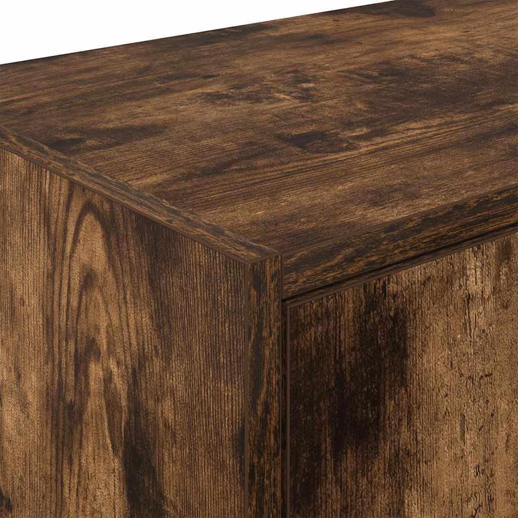 vidaXL Wandschrank Räuchereiche 40x30x41cm Holzwerkstoff