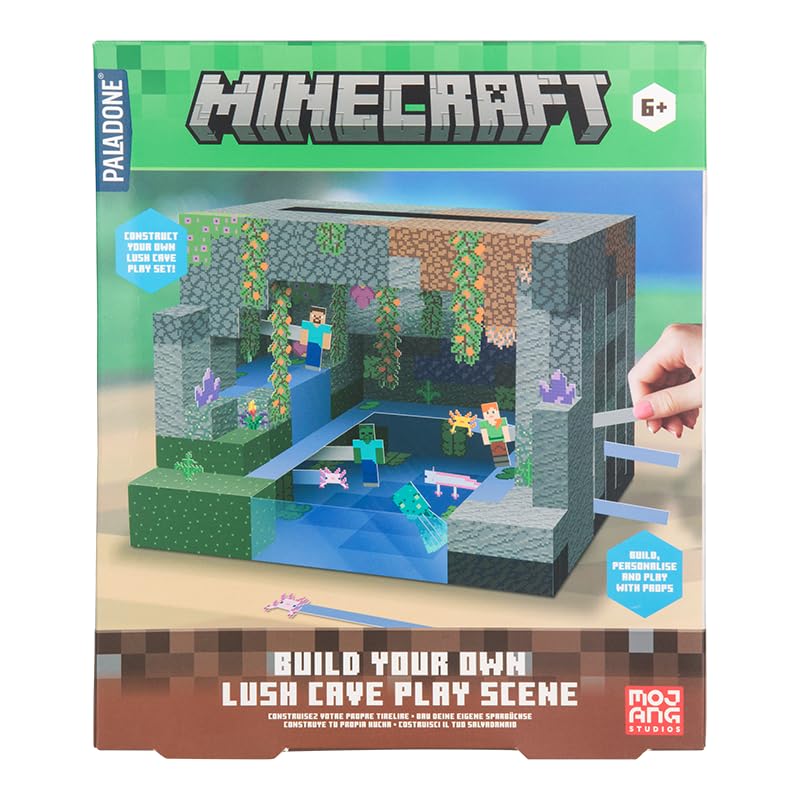 Paladone Minecraft 3D Bauset Höhle 40 Teile ohne Kleber
