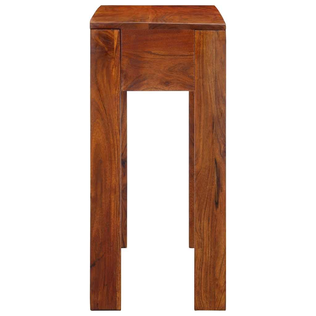 vidaXL Konsolentisch 80x35x75 cm Akazie Flurtisch 80 cm Holz