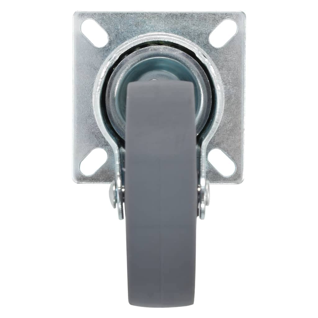 vidaXL Wirtschaft & Industrie Lenkrollen 75 mm 32 Stk. TPR 45 kg