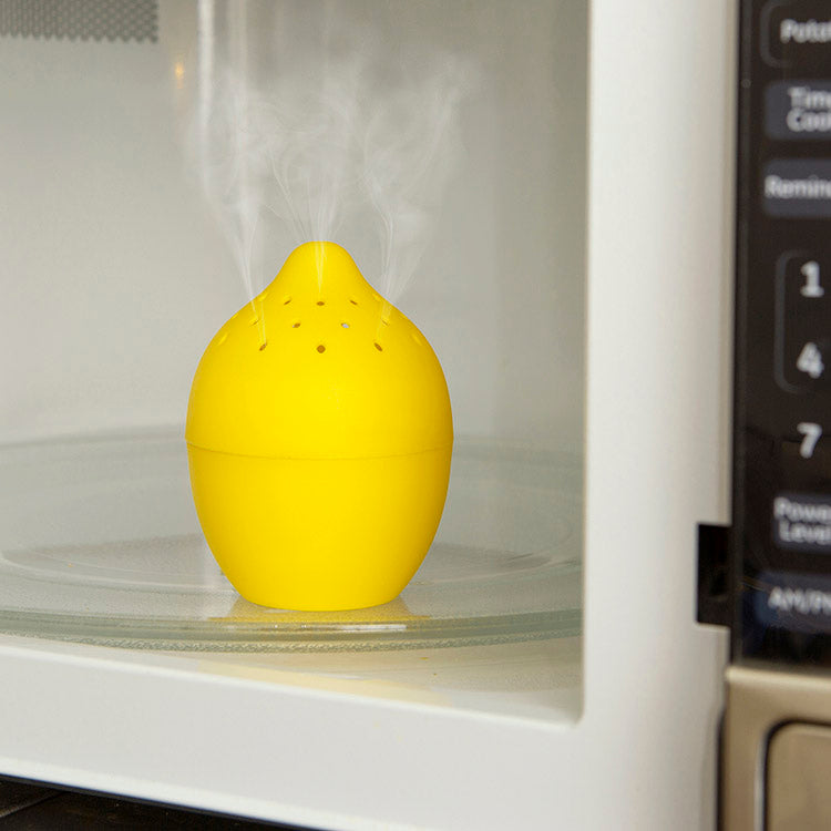 Kikkerland Home Lemon Mikrowellenreiniger Zitrone Dampf