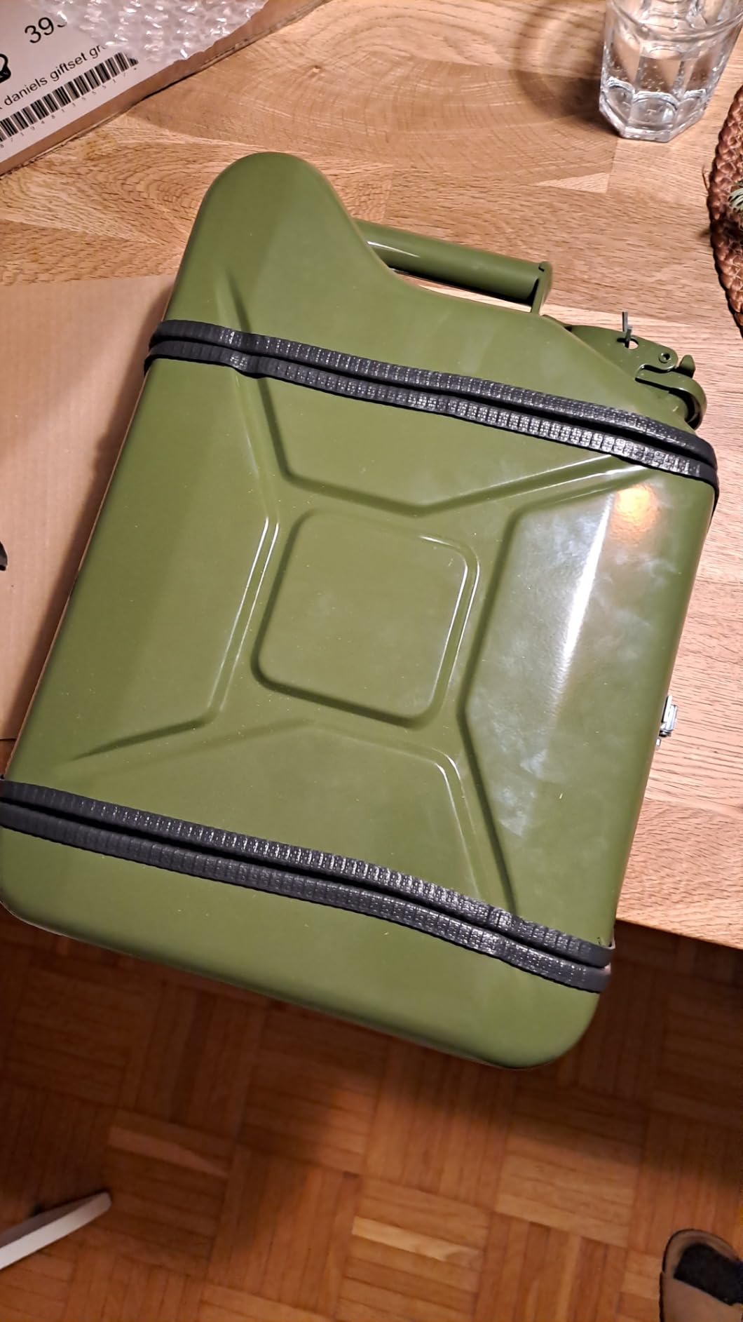 Mikamax Kanister Bar 10L Minibar Schwarz 2 Gläser