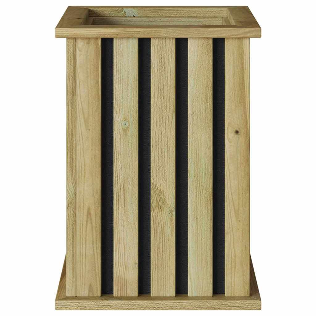 vidaXL Heim & Garten Pflanzkasten Braun Kiefer 33x33x45 cm